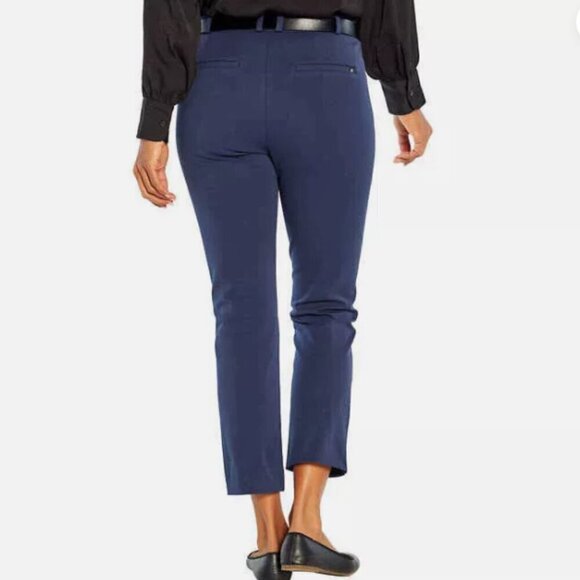 Banana Republic Women's Slim Straight Cropped Pant Isola Nights Navy Size 10 - Picture 2 of 14